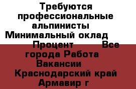 Требуются профессиональные альпинисты. › Минимальный оклад ­ 90 000 › Процент ­ 20 - Все города Работа » Вакансии   . Краснодарский край,Армавир г.